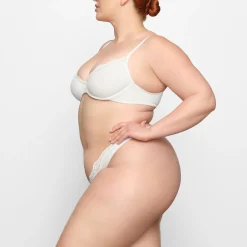 FITS EVERYBODY CORDED LACE UNLINED SCOOP BRA |-Skims Outlet