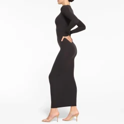 FITS EVERYBODY CREW NECK LONG SLEEVE DRESS |-Skims Discount
