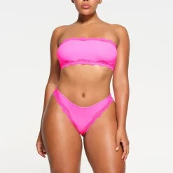 FITS EVERYBODY LACE BANDEAU | TAFFY TONAL-Skims Outlet