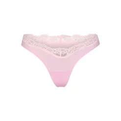 FITS EVERYBODY LACE DIPPED THONG | CHERRY BLOSSOM TONAL-Skims Outlet