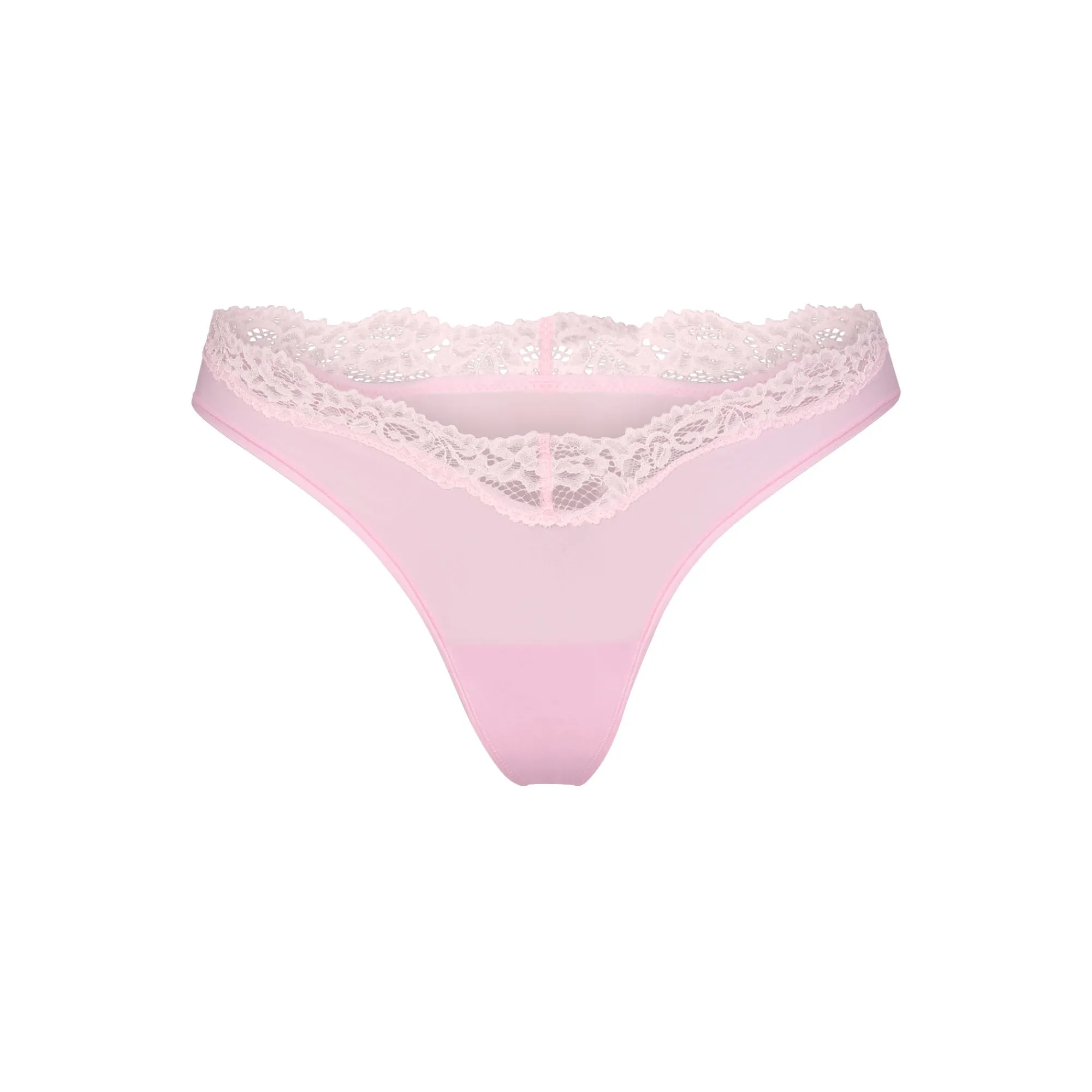 FITS EVERYBODY LACE DIPPED THONG | CHERRY BLOSSOM TONAL-Skims Outlet