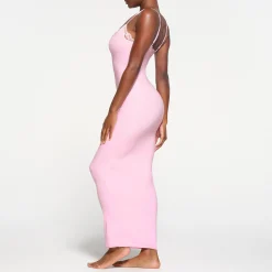 FITS EVERYBODY LACE LONG SLIP DRESS | CHERRY BLOSSOM TONAL-Skims Sale