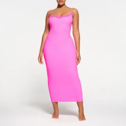 FITS EVERYBODY LACE LONG SLIP DRESS | TAFFY TONAL-Skims Best