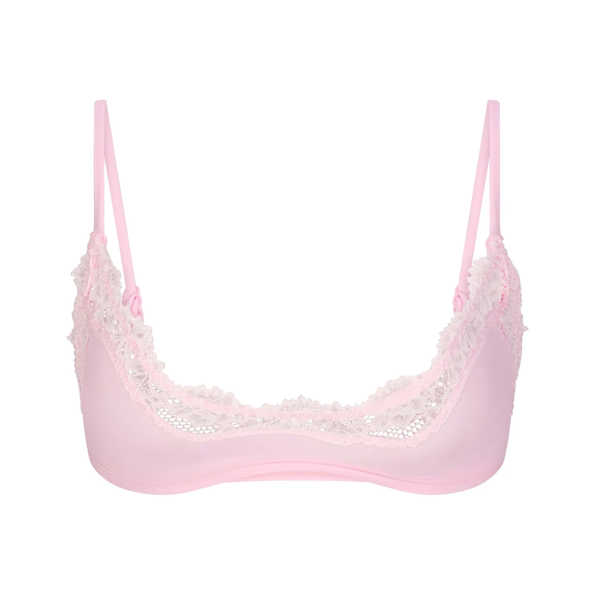 FITS EVERYBODY LACE SCOOP BRALETTE | CHERRY BLOSSOM TONAL-Skims Fashion