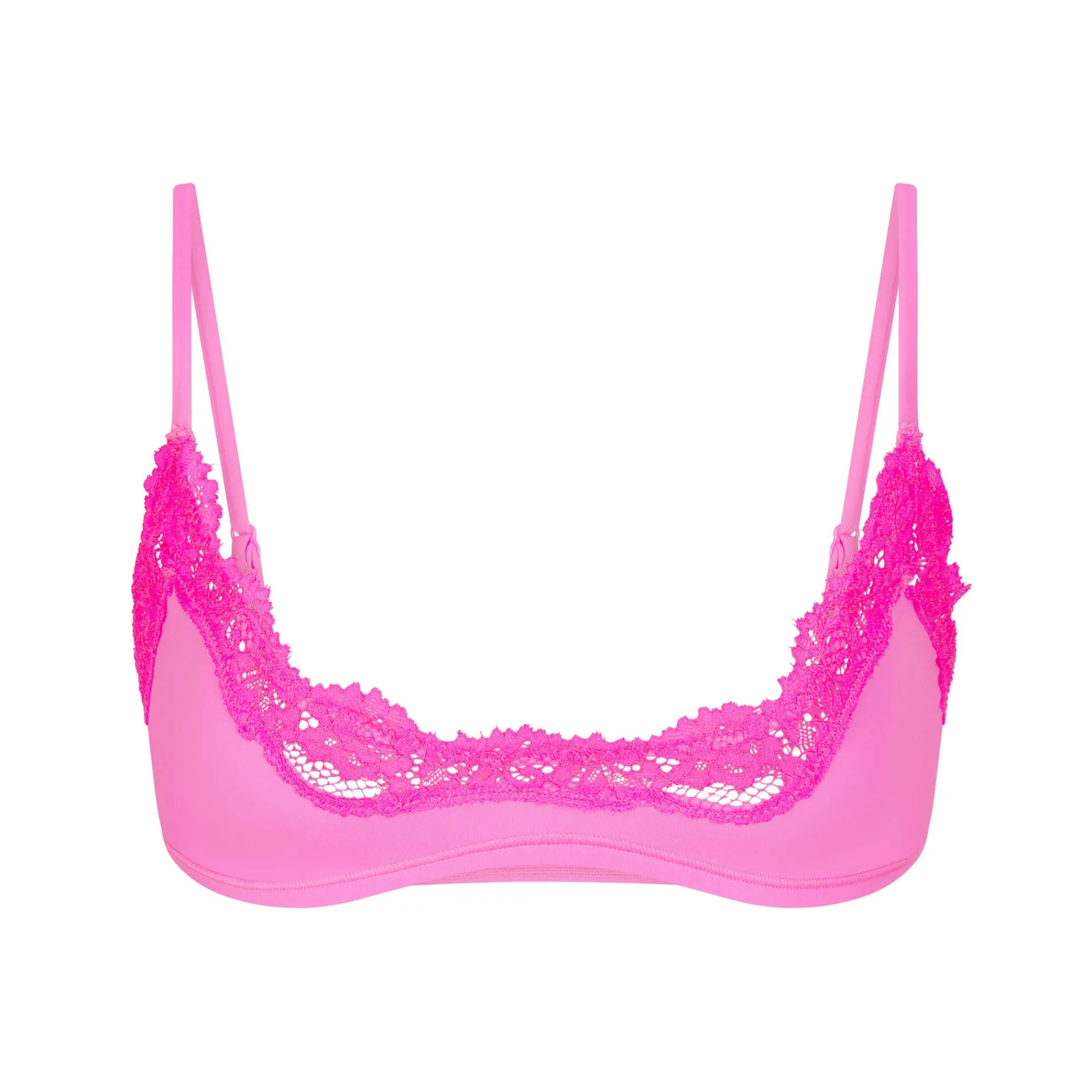 FITS EVERYBODY LACE SCOOP BRALETTE | TAFFY TONAL-Skims Clearance
