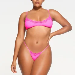 FITS EVERYBODY LACE SCOOP BRALETTE | TAFFY TONAL-Skims Clearance