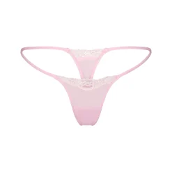 FITS EVERYBODY LACE STRING THONG | CHERRY BLOSSOM TONAL-Skims Outlet