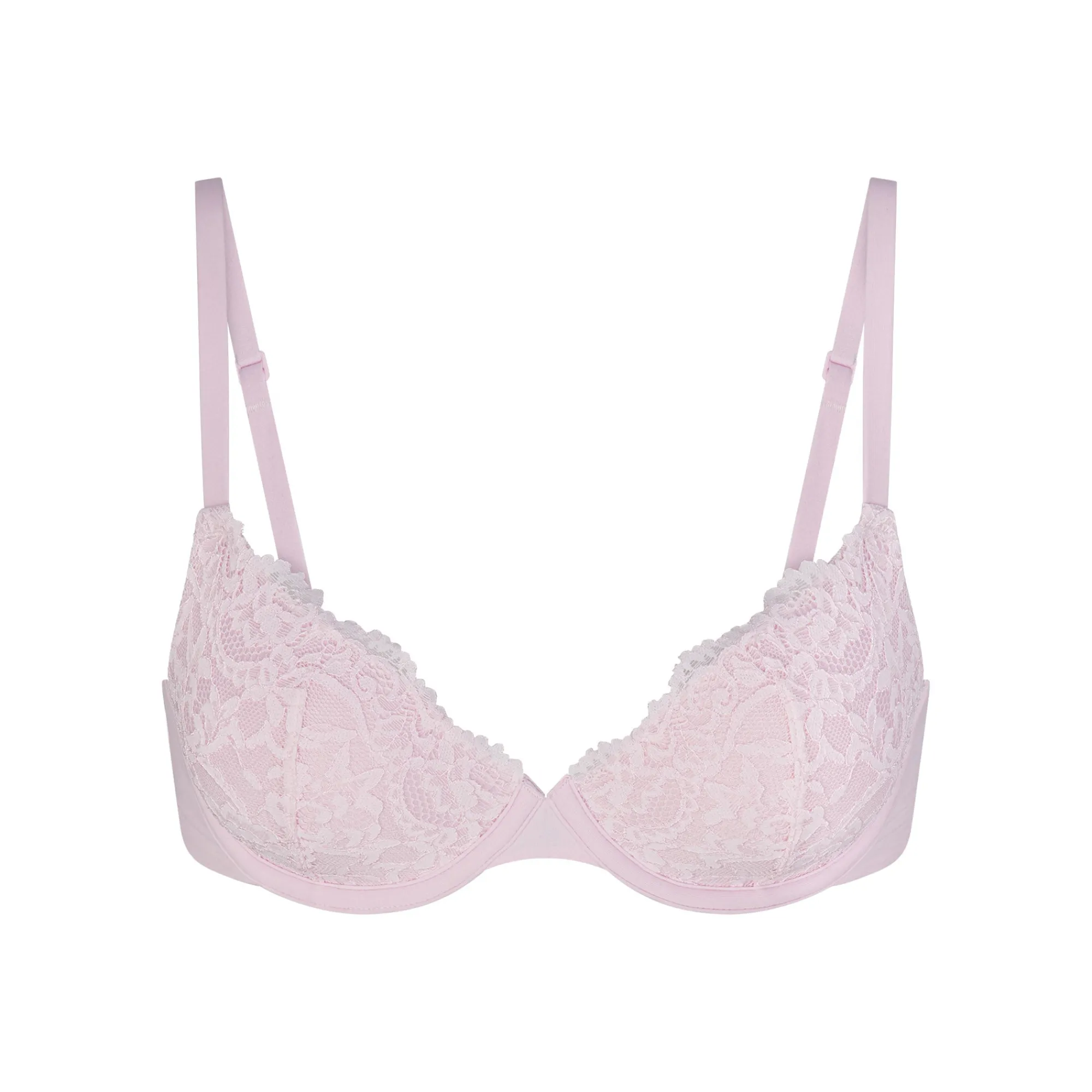FITS EVERYBODY LACE T-SHIRT BRA | CHERRY BLOSSOM-Skims New
