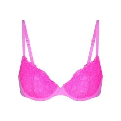 FITS EVERYBODY LACE T-SHIRT BRA | NEON PINK-Skims Best