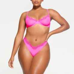 FITS EVERYBODY LACE UNLINED SCOOP BRA | TAFFY TONAL-Skims Hot