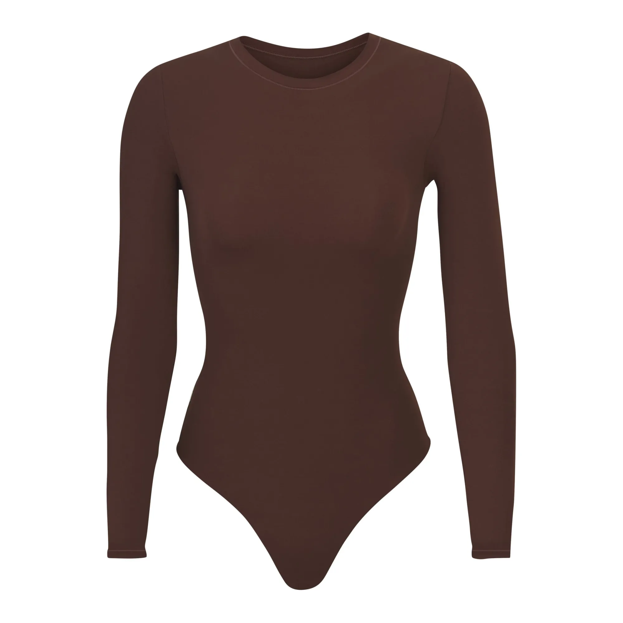 FITS EVERYBODY LONG SLEEVE CREW NECK BODYSUIT |-Skims Hot