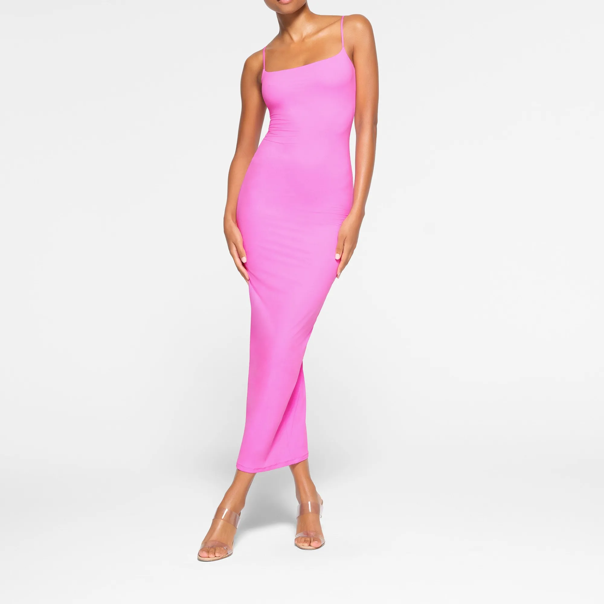 FITS EVERYBODY LONG SLIP DRESS | NEON ORCHID-Skims Best