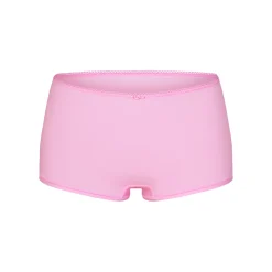 FITS EVERYBODY PICOT TRIM BOY SHORT | BUBBLE GUM-Skims Outlet