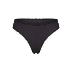 FITS EVERYBODY PICOT TRIM THONG |-Skims Best