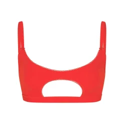 FITS EVERYBODY PICOT TRIM CUT OUT SCOOP BRALETTE |-Skims Discount