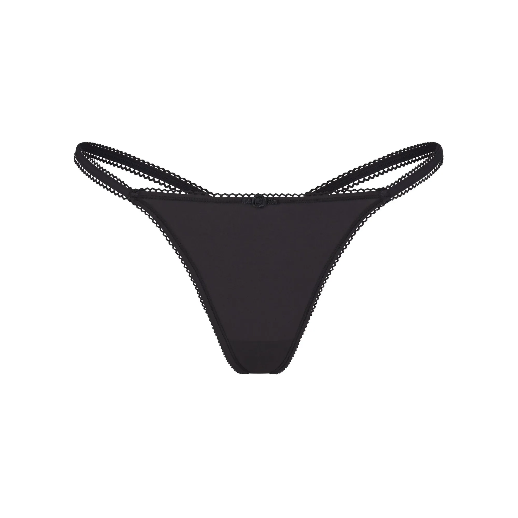 FITS EVERYBODY PICOT TRIM STRING THONG |-Skims Fashion