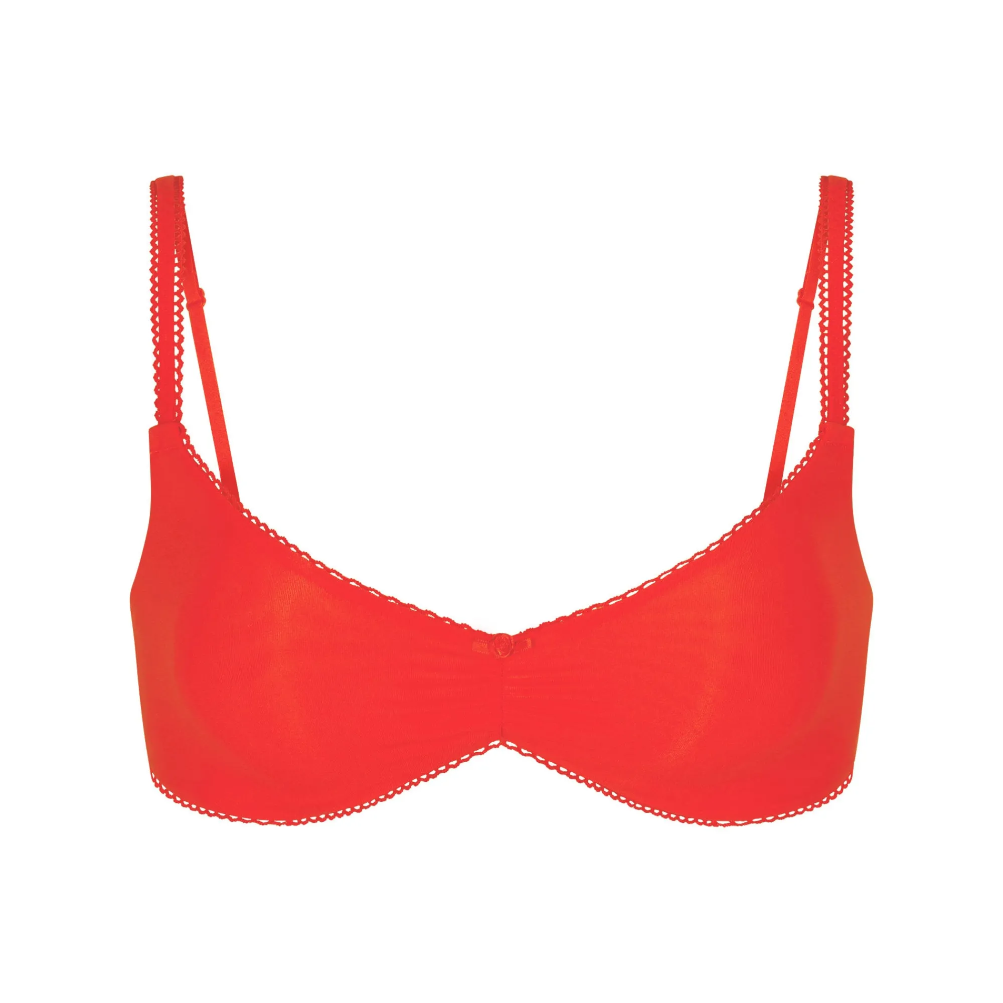 FITS EVERYBODY PICOT TRIM SKIMPY SCOOP BRALETTE |-Skims Outlet
