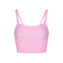 FITS EVERYBODY PICOT TRIM CROPPED CAMI | BUBBLE GUM-Skims Discount