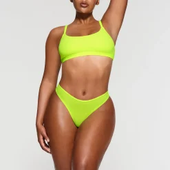 FITS EVERYBODY SCOOP BRALETTE | GREEN-Skims Online