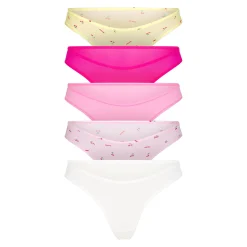 FITS EVERYBODY THONG 5-PACK | CHERRY PRINT MULTI-Skims Outlet
