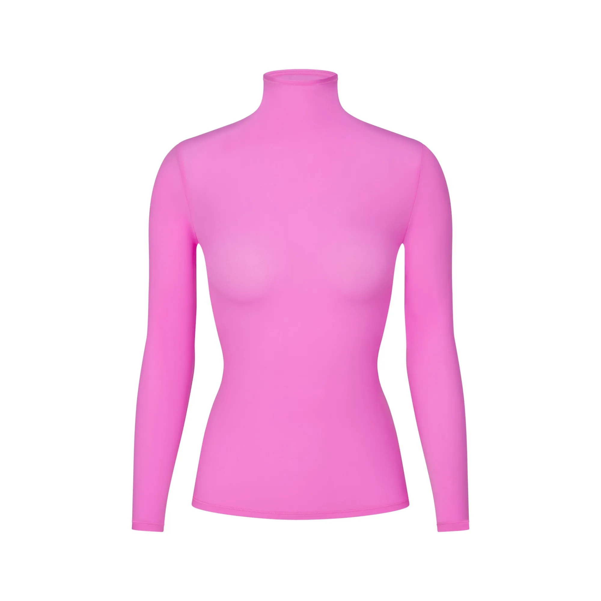 FITS EVERYBODY TURTLENECK TOP | NEON ORCHID-Skims New
