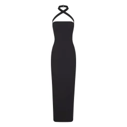 FITS EVERYBODY WRAP LONG SLIP DRESS |-Skims Outlet