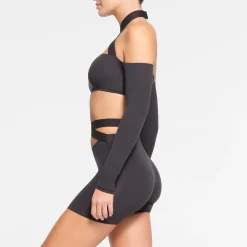 FITS EVERYBODY WRAP LONG SLEEVE SUPER CROPPED TOP |-Skims Discount