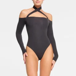 FITS EVERYBODY WRAP LONG SLEEVE BODYSUIT |-Skims New