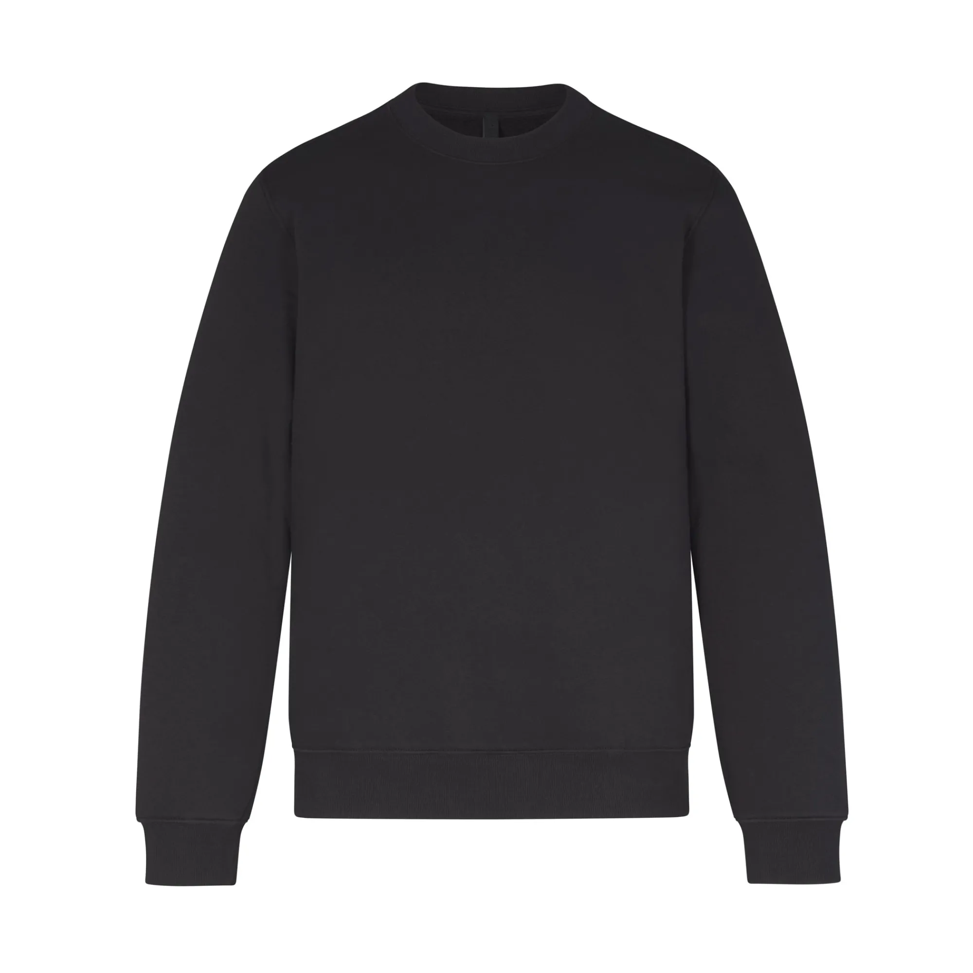 FLEECE LOUNGE MENS CREWNECK | WASHED ONYX-Skims Best