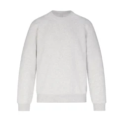 FLEECE LOUNGE MENS CREWNECK | LIGHT HEATHER GREY-Skims Hot