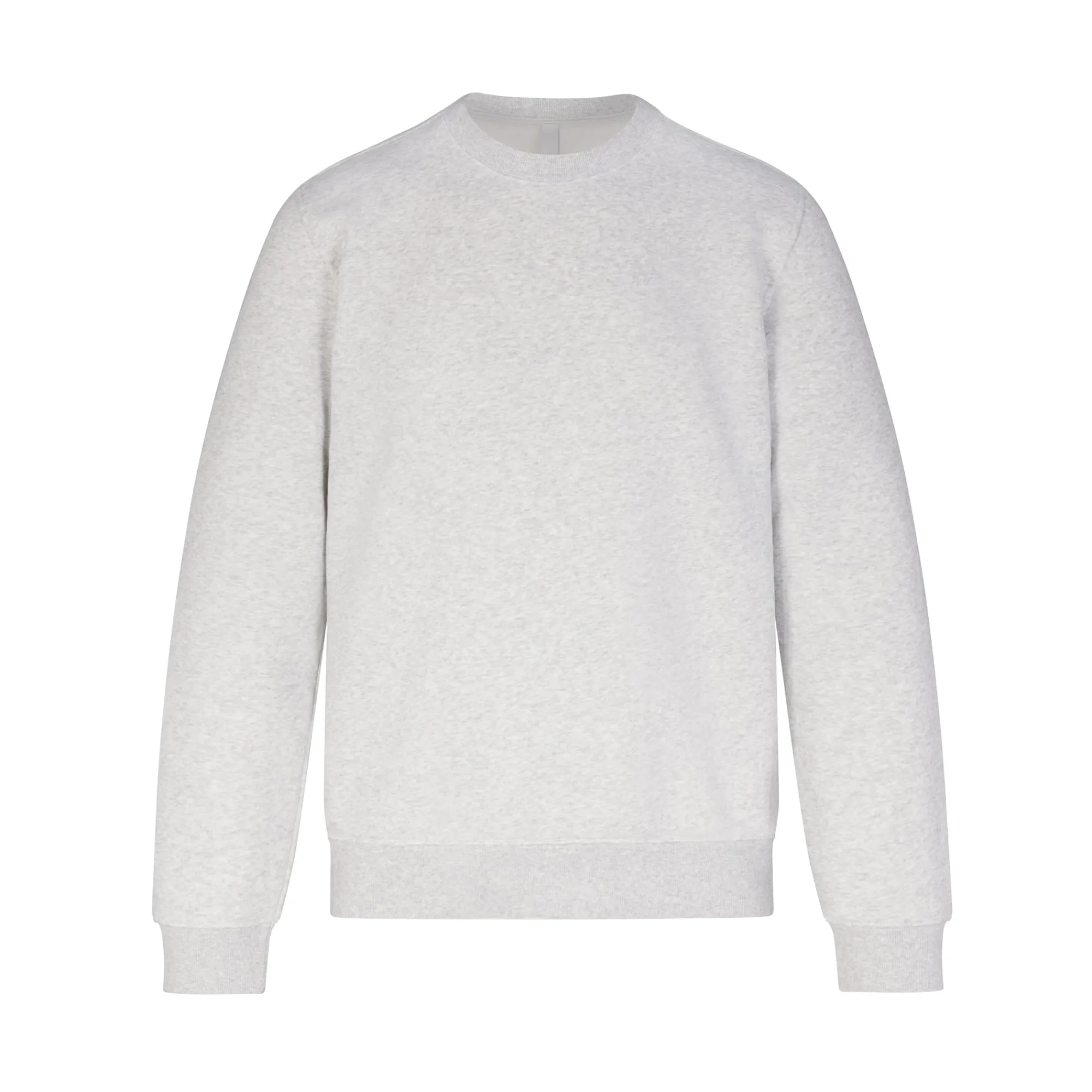 FLEECE LOUNGE MENS CREWNECK | LIGHT HEATHER GREY-Skims Hot