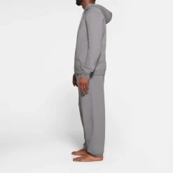 FLEECE LOUNGE MENS HOODIE | DARK HEATHER GREY-Skims Hot