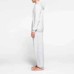 FLEECE LOUNGE MENS HOODIE | LIGHT HEATHER GREY-Skims Fashion