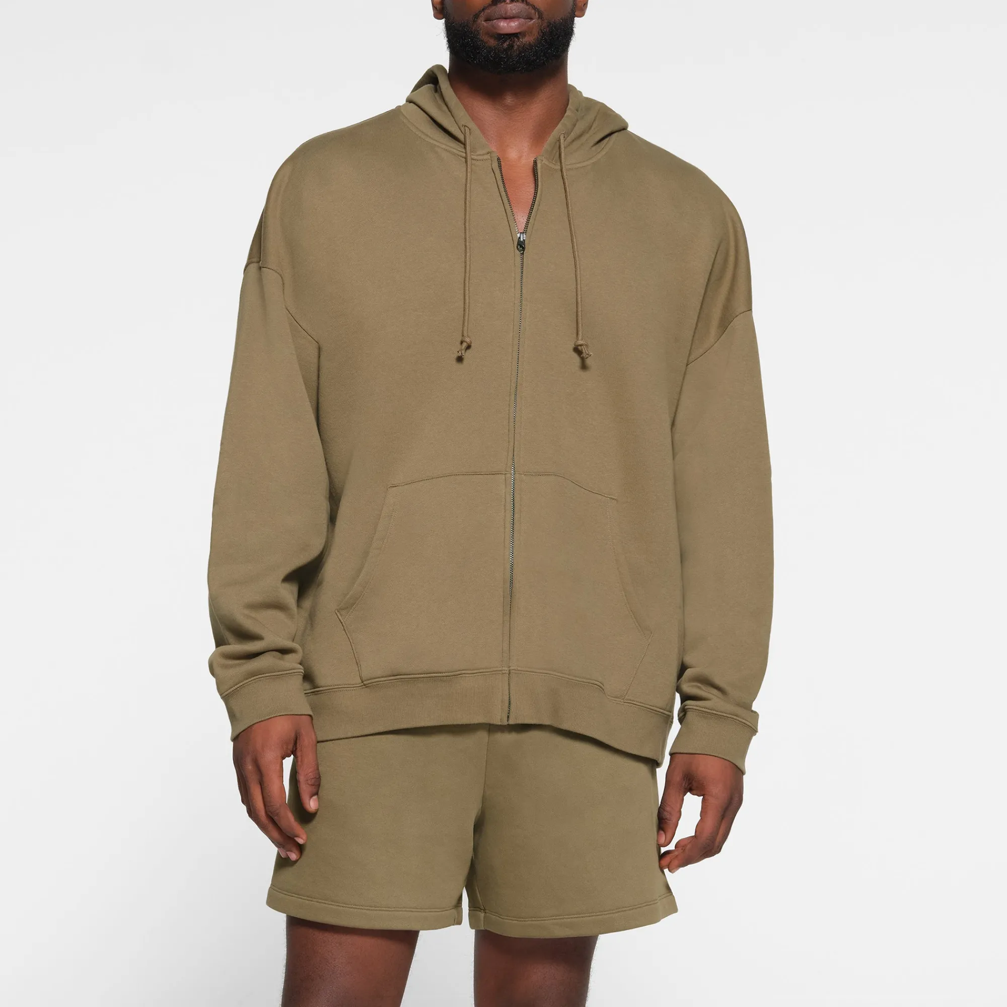 FLEECE LOUNGE MENS OVERSIZED ZIP UP HOODIE |-Skims Best