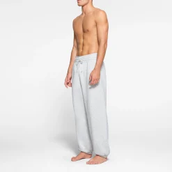 FLEECE LOUNGE MENS OVERSIZED JOGGER | LIGHT HEATHER GREY-Skims Best
