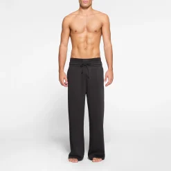 FLEECE LOUNGE MENS OVERSIZED STRAIGHT LEG PANT | WASHED ONYX-Skims Online