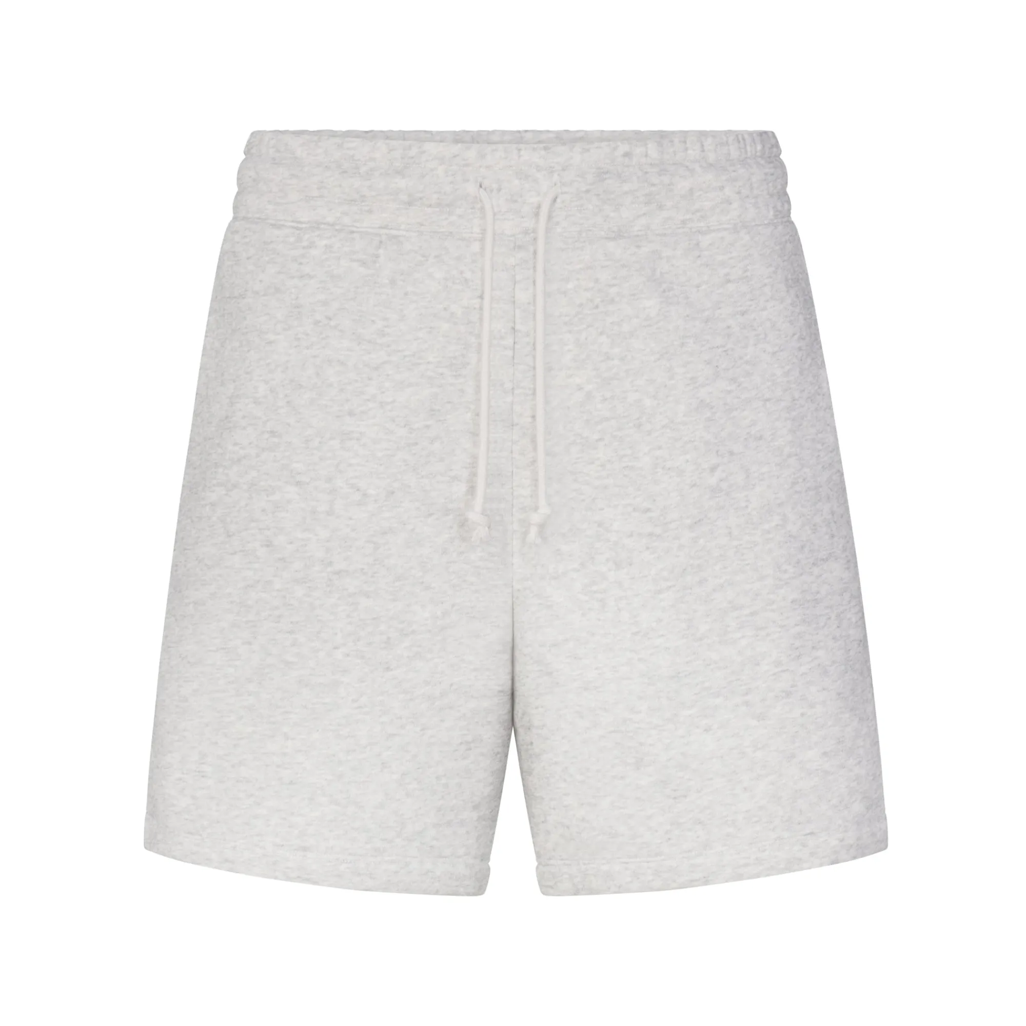 FLEECE LOUNGE MENS RELAXED SHORT | LIGHT HEATHER GREY-Skims Best