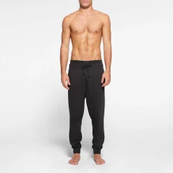 FLEECE LOUNGE MENS TAPERED JOGGER | WASHED ONYX-Skims New