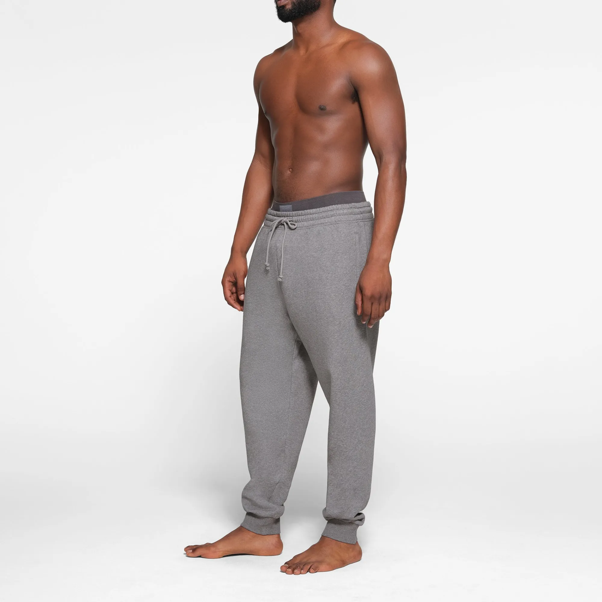 FLEECE LOUNGE MENS TAPERED JOGGER | DARK HEATHER GREY-Skims Best