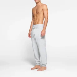FLEECE LOUNGE MENS TAPERED JOGGER | LIGHT HEATHER GREY-Skims Outlet