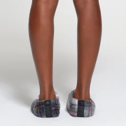 FLEECE SLEEP UNISEX SLIPPER | MULTI PLAID-Skims Outlet