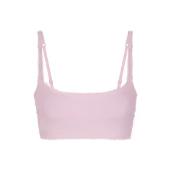 FUZZY KNITS SCOOP BRALETTE | BABY PINK-Skims Best
