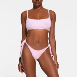 FUZZY KNITS SCOOP BRALETTE | BABY PINK-Skims Best