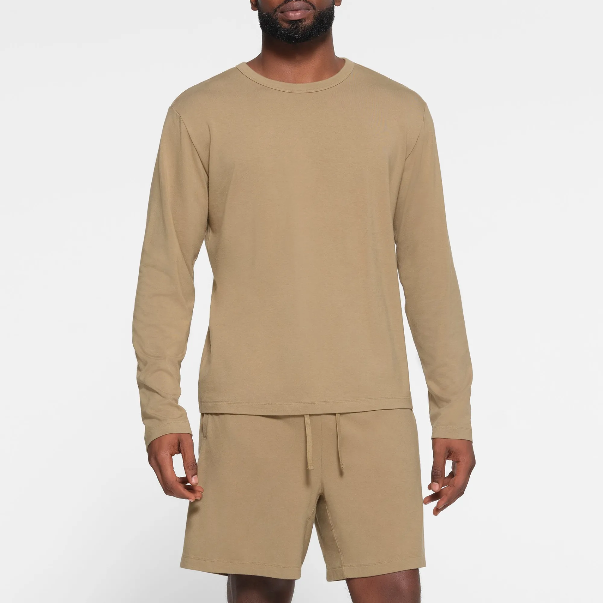 JERSEY LOUNGE MENS RELAXED LONG SLEEVE T-SHIRT |-Skims New