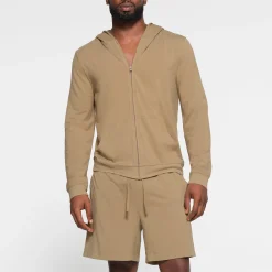 JERSEY LOUNGE MENS ZIP UP HOODIE |-Skims Clearance