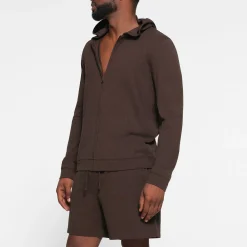 JERSEY LOUNGE MENS ZIP UP HOODIE |-Skims Clearance