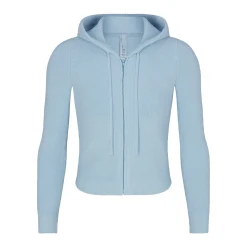 LIGHT COZY CROPPED ZIP UP HOODIE |-Skims New