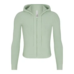 LIGHT COZY CROPPED ZIP UP HOODIE |-Skims Discount