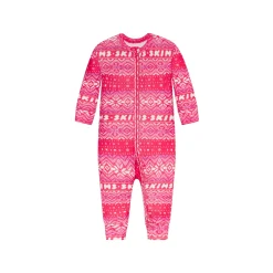 LOGO PLUSH POINTELLE BABY ONESIE | RED FAIR ISLE-Skims Outlet