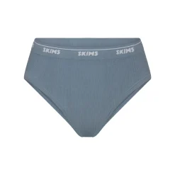 LOGO RIB HIGH LEG BIKINI |-Skims Discount